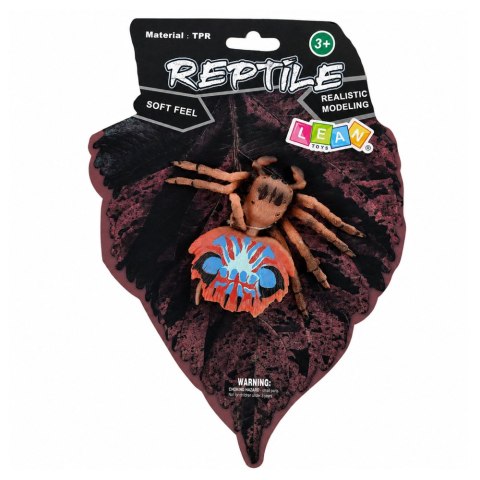 LEAN TOYS Pająk Ptasznik Gumowa Figurka Rozciągliwa Realistyczna 12 cm