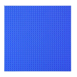 LEAN TOYS Płyta Plansza Konstrukcyjna Do Klocków Budowania Granatowa 40x40cm