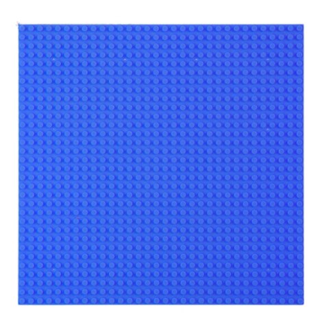 LEAN TOYS Płyta Plansza Konstrukcyjna Do Klocków Budowania Granatowa 40x40cm