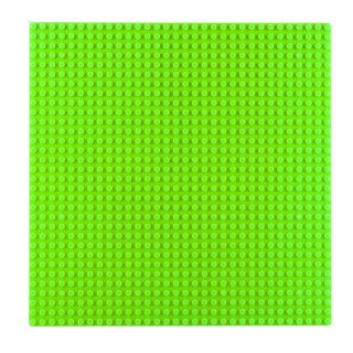 LEAN TOYS Płyta Plansza Konstrukcyjna Do Klocków Budowania Jasnozielona 25,5x25,5 cm