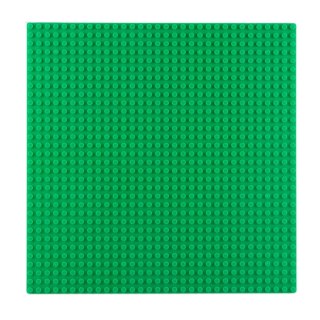 LEAN TOYS Płyta Plansza Konstrukcyjna Do Klocków Budowania Jasnozielona 25,5x25,5 cm