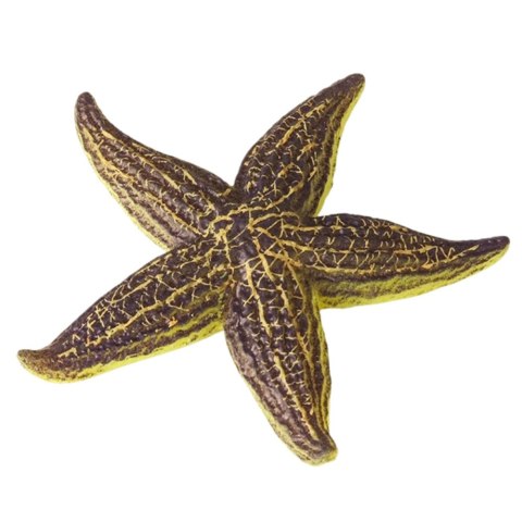 LEAN TOYS Rozgwiazda Gumowa Figurka Rozciągliwa Realistyczna Zwierzę Morskie 9,5 cm
