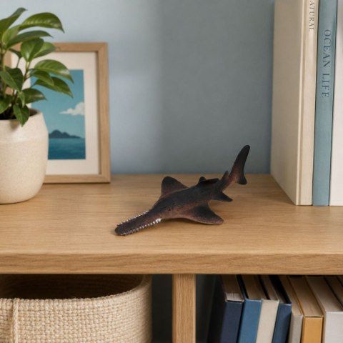 LEAN TOYS Ryba Gumowa Miecznik Figurka Rozciągliwa Realistyczna Ryba Oceaniczna 15cm