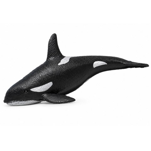 LEAN TOYS Ryba Gumowa Orka Figurka Rozciągliwa Realistyczna Ssak Morski 17,5 cm