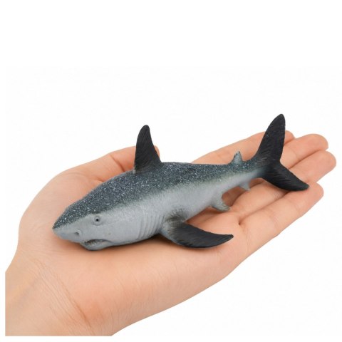 LEAN TOYS Ryba Gumowa Rekin Figurka Rozciągliwa Realistyczna Rekin Oceaniczny 18 cm