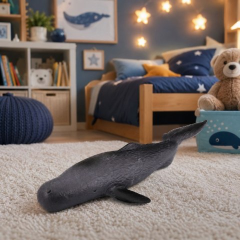 LEAN TOYS Ryba Gumowa Waleń Figurka Rozciągliwa Realistyczna Ssak Morski 18cm