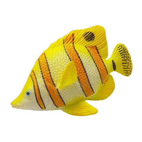 LEAN TOYS Ryba Miedziana Gumowa Motylkowa Figurka Rozciągliwa Realistyczna 10cm