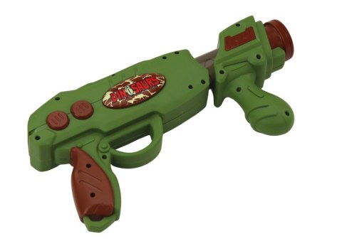 LEAN Toys Gra Zręcznościowa Strzelanie Do Dinozaura Zielony Pistolet Kulki