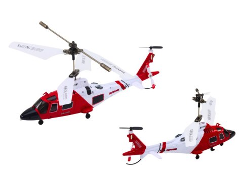 LEAN Toys Helikopter Zdalnie Sterowany RC Żyroskop Syma S111H Czerwony