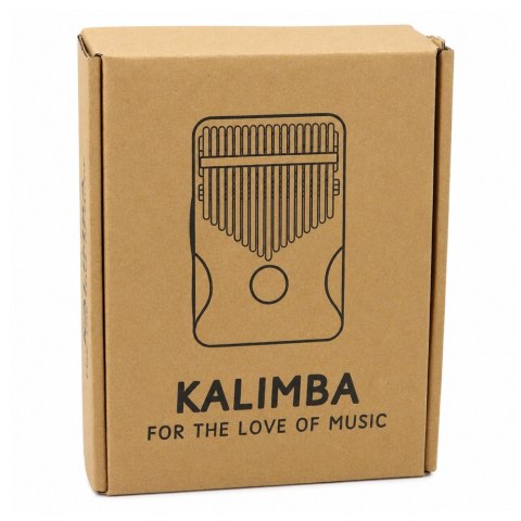 LEAN Toys Kalimba 17 Klawiszy Drewniany Instrument Muzyczny Akcesoria Woreczek