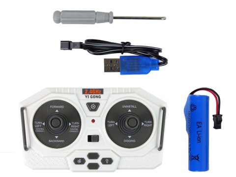 LEAN Toys Koparka Zdalnie Sterowana Koła Gąsiennicowe 2.4 G Pilot