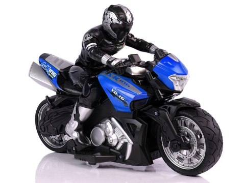 LEAN Toys Motor Sportowy R/C 2.4G Zasięg 35 m 1:10 Niebieski