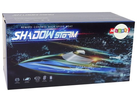LEAN Toys Motorówka R/C Zdalnie Sterowana 2.4G Czerwona 20-25 KM/H