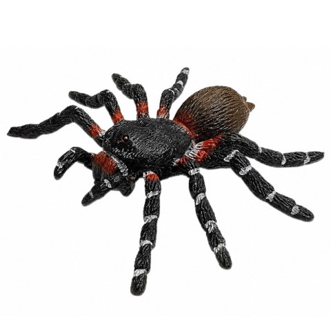 LEAN Toys Pająk Tarantula Gumowa Figurka Rozciągliwa Realistyczna Czarny 10 cm