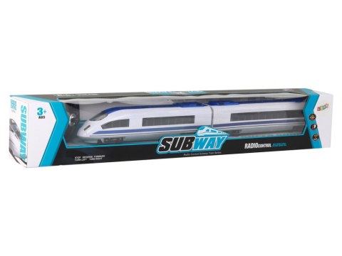 LEAN Toys Pociąg Kolejka Zdalnie Sterowany 65 cm Światła R/C Biały