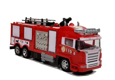 LEAN Toys Wóz Strażacki Straż Pożarna na Radio R/C Zdalnie Sterowany Czerwony