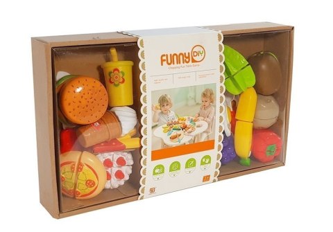 LEAN Toys Zestaw Warzyw i Owoców do Krojenia