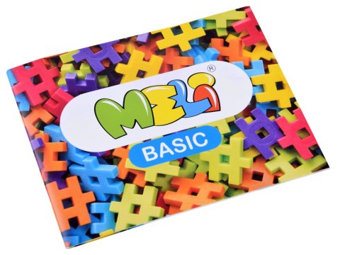 Meli Klocki WAFLE Meli Basic 600 elementów ZA4486