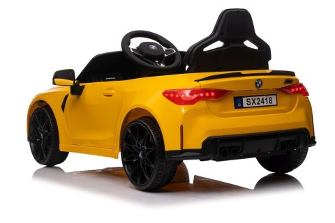 LEAN CARS Auto Na Akumulator Bmw M4 Zółte