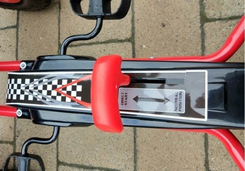 LEAN CARS Gokart Czerwony A-15 Pompowane Koła