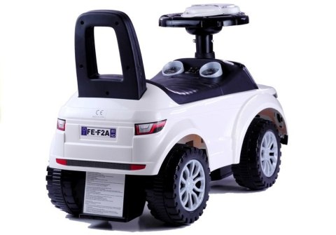 LEAN CARS Jeździk dla Malucha 613W Dźwięk + Światła Biały