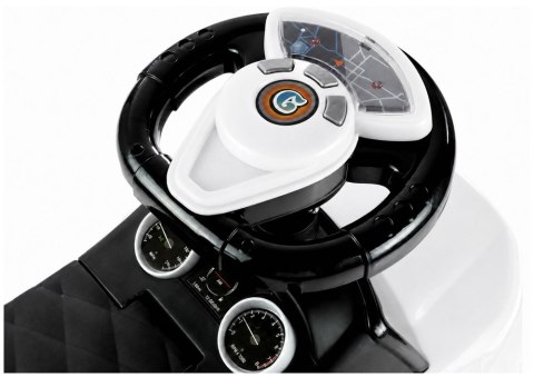 LEAN CARS Jeździk dla Malucha 613W Dźwięk + Światła Biały