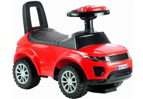 LEAN CARS Jeździk dla Malucha 613W Gra + Świeci Czerwony
