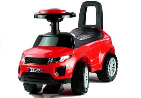 LEAN CARS Jeździk dla Malucha 613W Gra + Świeci Czerwony
