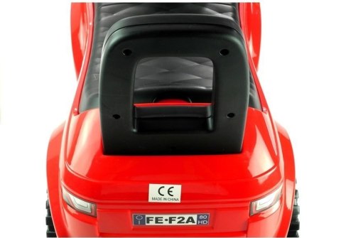 LEAN CARS Jeździk dla Malucha 613W Gra + Świeci Czerwony