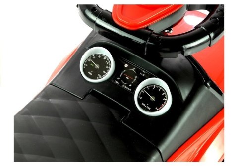 LEAN CARS Jeździk dla Malucha 613W Gra + Świeci Czerwony