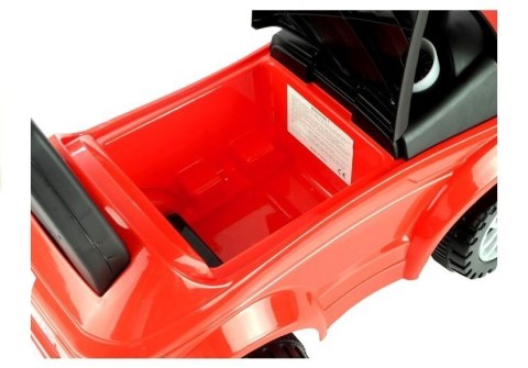 LEAN CARS Jeździk dla Malucha 613W Gra + Świeci Czerwony