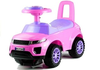 LEAN CARS Jeździk dla Malucha 613W Gra + Świeci Różowy