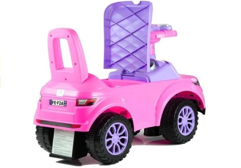 LEAN CARS Jeździk dla Malucha 613W Gra + Świeci Różowy
