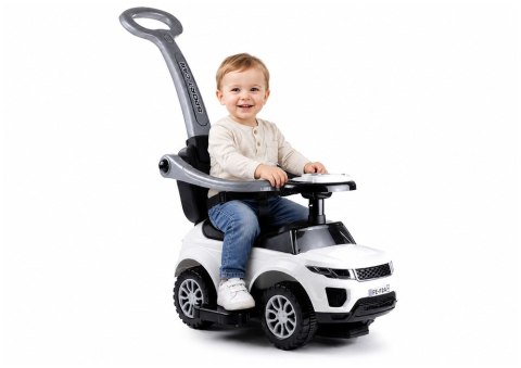 LEAN CARS Jeździk z Pchaczem 614W Biały