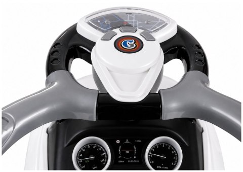 LEAN CARS Jeździk z Pchaczem 614W Biały