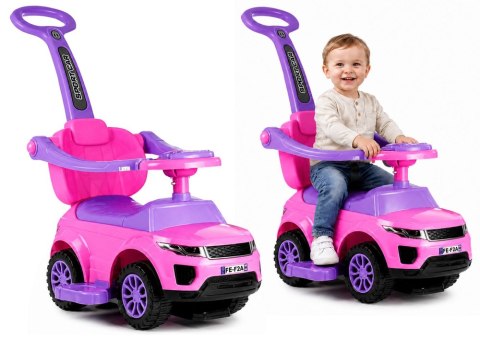 LEAN CARS Jeździk z Pchaczem 614W Różowy