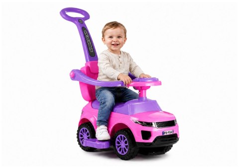 LEAN CARS Jeździk z Pchaczem 614W Różowy