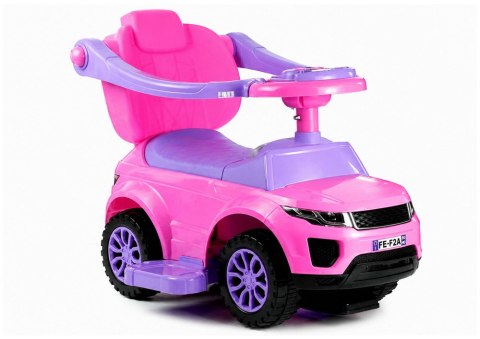 LEAN CARS Jeździk z Pchaczem 614W Różowy