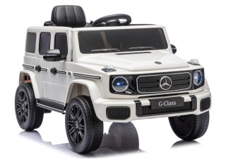 LEAN CARS Pojazd Na Akumulator Mercedes G 4x4 24V 2580 Biały