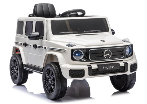 LEAN CARS Pojazd Na Akumulator Mercedes G 4x4 24V 2580 Biały