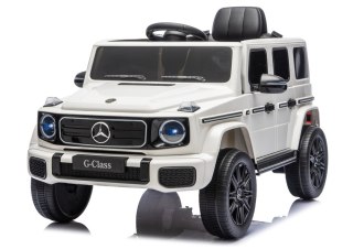 LEAN CARS Pojazd Na Akumulator Mercedes G 4x4 24V 2580 Biały