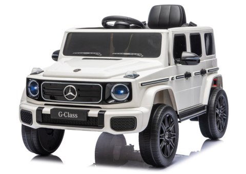 LEAN CARS Pojazd Na Akumulator Mercedes G 4x4 24V 2580 Biały