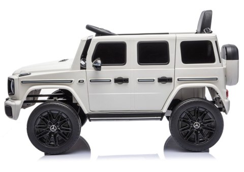 LEAN CARS Pojazd Na Akumulator Mercedes G 4x4 24V 2580 Biały