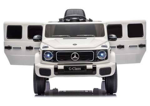 LEAN CARS Pojazd Na Akumulator Mercedes G 4x4 24V 2580 Biały
