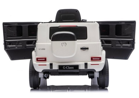 LEAN CARS Pojazd Na Akumulator Mercedes G 4x4 24V 2580 Biały