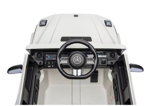 LEAN CARS Pojazd Na Akumulator Mercedes G 4x4 24V 2580 Biały