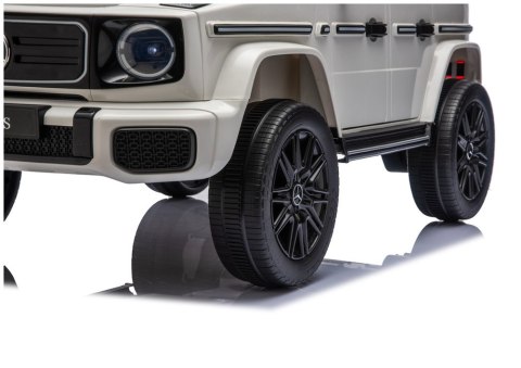 LEAN CARS Pojazd Na Akumulator Mercedes G 4x4 24V 2580 Biały