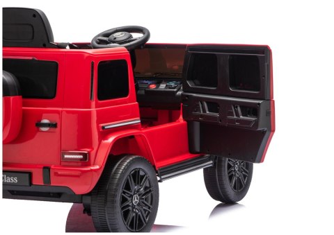 LEAN CARS Pojazd Na Akumulator Mercedes G 4x4 24V 2580 Czerwony