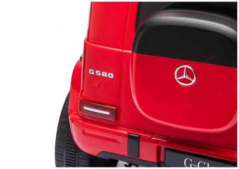 LEAN CARS Pojazd Na Akumulator Mercedes G 4x4 24V 2580 Czerwony