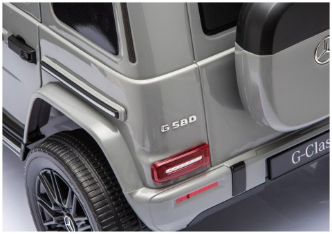 LEAN CARS Pojazd Na Akumulator Mercedes G 4x4 24V 2580 Szary